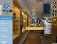Tablet Screenshot of envision-eye-care.com